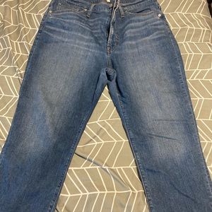 Madewell perfect vintage cropped jeans